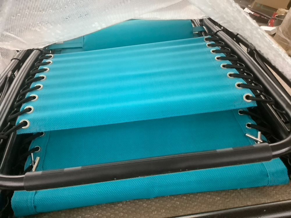 Set of 2 Adjustable Zero Gravity Patio Chair Recliners w/ Cup Holders - Image 8 - Lot 160