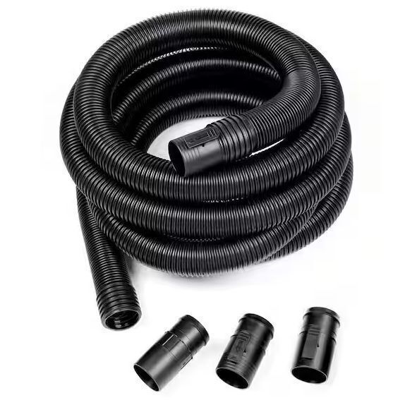 RIDGID 2-1/2 in. x 20 ft. LA2522 DUAL-FLEX Locking Vacuum Hose Kit for RIDGID Wet Dry Vacs - Image 1 - Lot 232JF