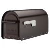 Architectural Mailboxes Sequoia Rubbed Bronze, Large, Steel, Heavy Duty Post Mount Mailbox - Thumbnail 1