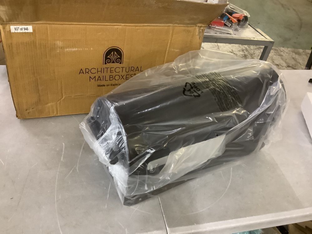 Architectural Mailboxes Sequoia Rubbed Bronze, Large, Steel, Heavy Duty Post Mount Mailbox - Image 2 - Lot 233JF