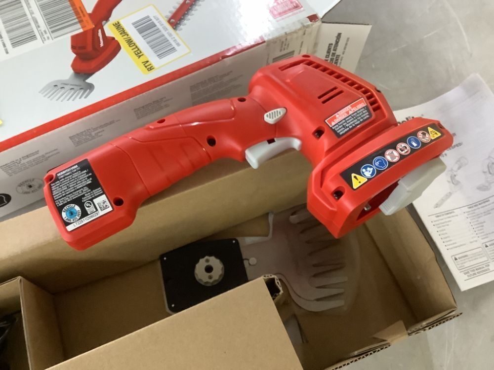 Homelite 12V Lithium Cordless Battery Grass Shear and Shrubber Trimmer with Internal 2.5 Ah Battery and Charger - Image 4 - Lot 234JF