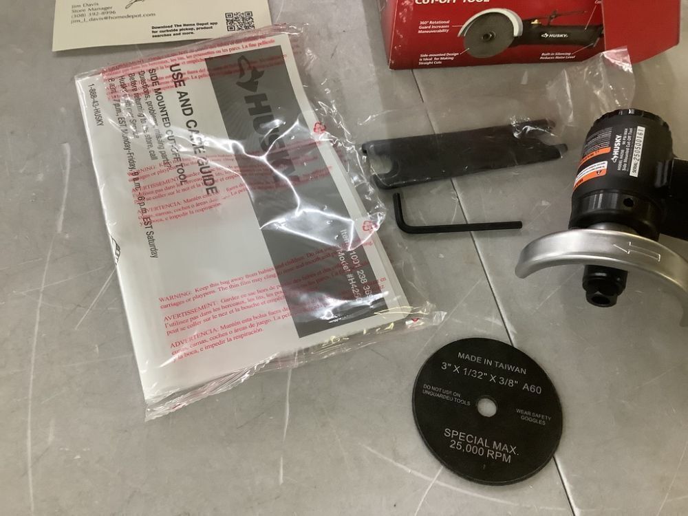 Husky Side Mounted Cut-Off Tool - Image 4 - Lot 247JF