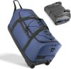 Fanwoli Large Rolling Duffle Bag with 2 Wheels - Thumbnail 1