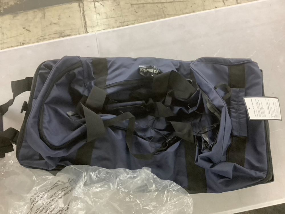 Fanwoli Large Rolling Duffle Bag with 2 Wheels - Image 2 - Lot 255JF