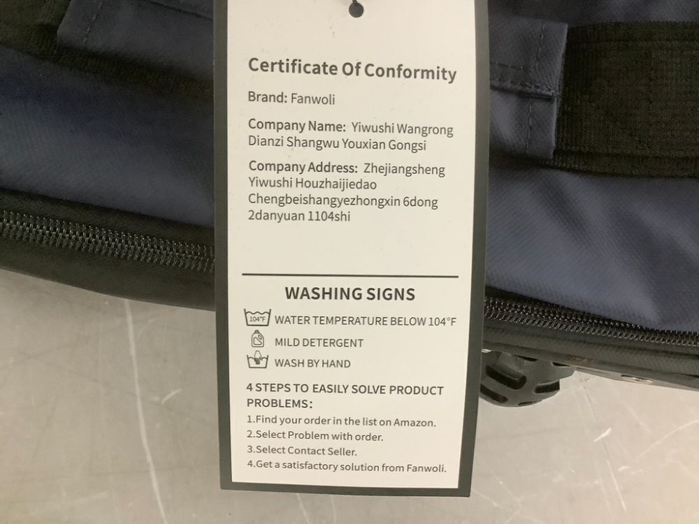 Fanwoli Large Rolling Duffle Bag with 2 Wheels - Image 4 - Lot 255JF