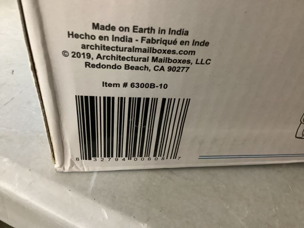 Architectural Mailboxes Oasis 360 Black, Large, Steel, Locking Parcel Mailbox with 2-Access Doors - Image 5 - Lot 334JF