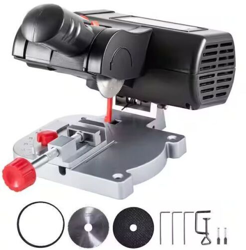 VEVOR Mini Miter Cut-off Chop Saw, Two 2-5/16\ in. Blade of Steel and Resin with 1/2 in. Cutting Depth - Lot 336JF