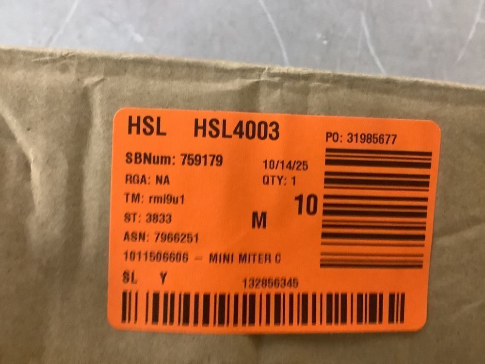 VEVOR Mini Miter Cut-off Chop Saw, Two 2-5/16\ in. Blade of Steel and Resin with 1/2 in. Cutting Depth - Image 7 - Lot 336JF