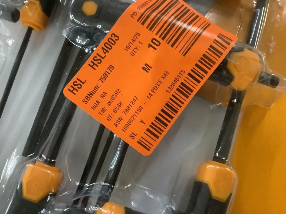 GEARWRENCH SAE & Metric T-Handle Hex Key Set (14-Piece) - Image 4 - Lot 339JF