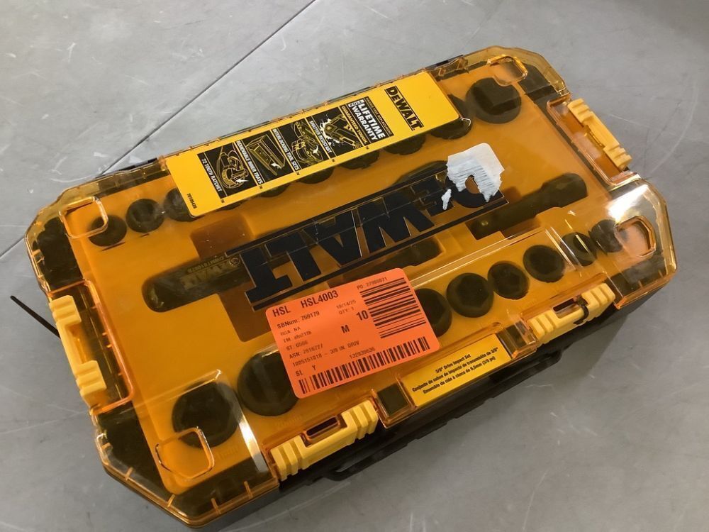 DEWALT 3/8 in. Drive Combination Deep Impact Socket Set with Ratchet (23-Piece) - Image 3 - Lot 340JF