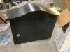 Architectural Mailboxes Saratoga Black, Medium, Steel, Locking Wall Mount Mailbox - Small Dent - Thumbnail 3