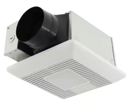 Panasonic Whisper Mighty LED Pick-A-Flow 70-90CFM Ceiling/Wall ENERGY STAR Bathroom Exhaust Fan 9.5 in. x 9.5 in. Grille Footprint - Lot 348JF