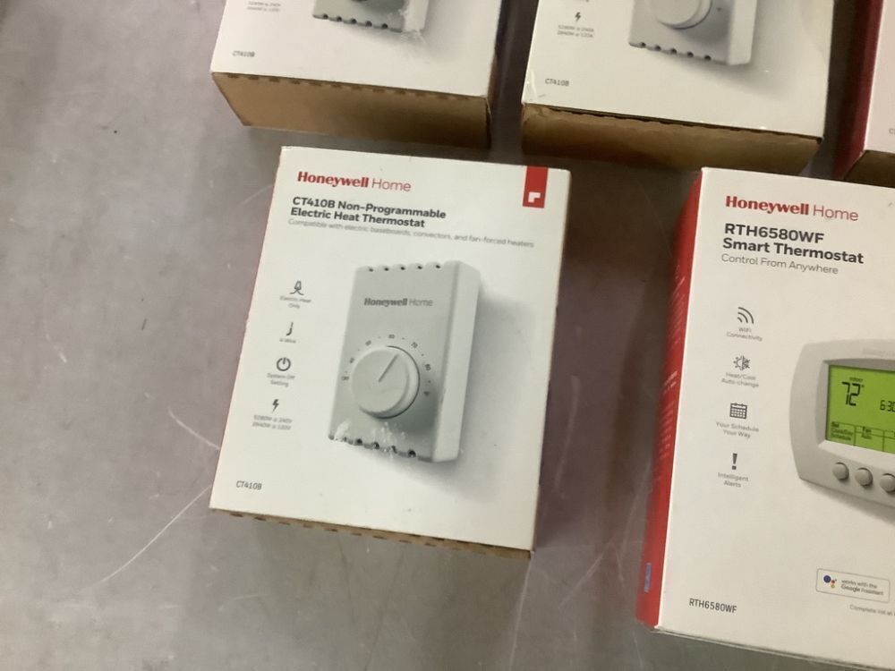 Lot of (6) Honeywell Thermostats - Uninspected - Image 4 - Lot 349JF