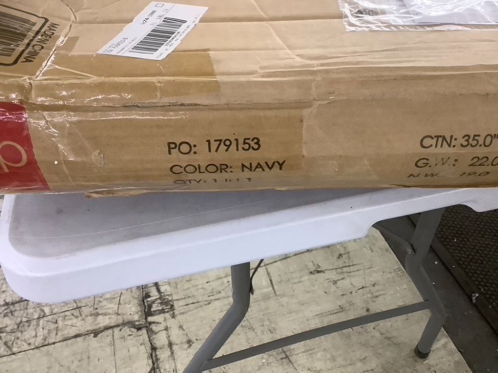 Folding Zero Gravity Recliner Patio Lounge Chair w/ Canopy, Side Tray - Image 7 - Lot 352