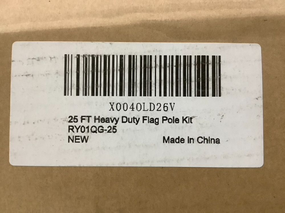 25' Heavy Duty Flag Pole Kit - Image 7 - Lot 357JF