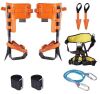 VEVOR Alloy Steel Climbing Spurs with Safety Rope and Harness, 350 lbs. Load Capacity - Thumbnail 1