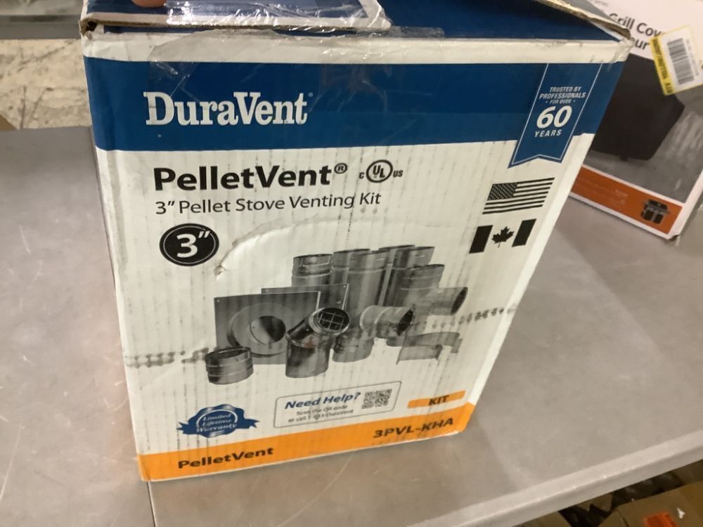 DuraVent PelletVent for Multi-Fuel 3in. Diameter Horizontal Kit - Image 6 - Lot 439JF