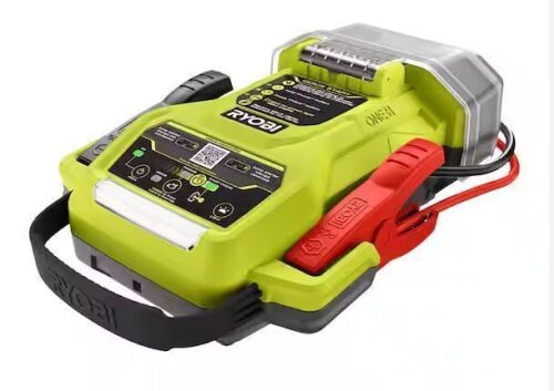 RYOBI ONE+ 18V Cordless 1600A Jump Starter with LED Work Light (Tool Only) - Lot 442JF