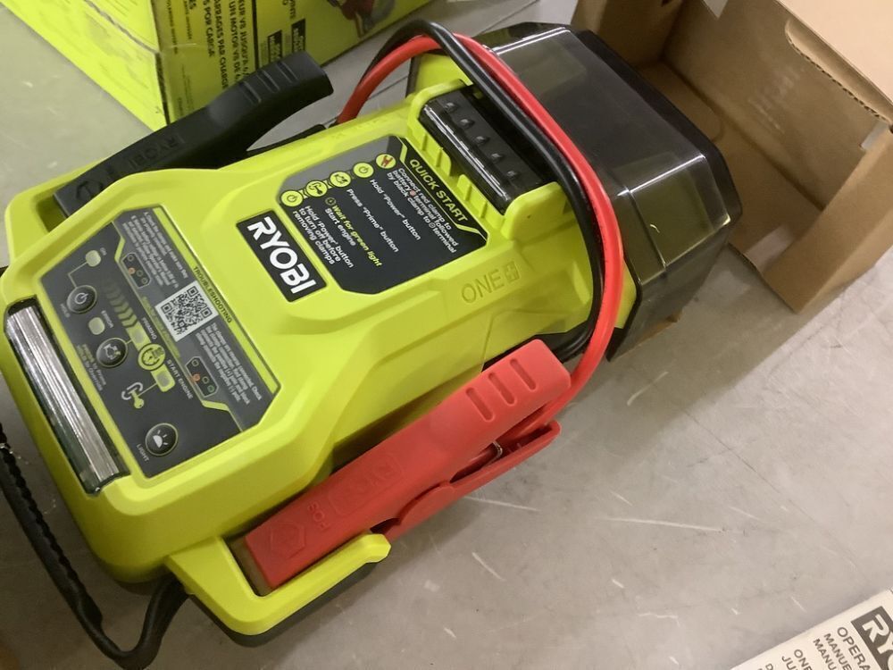 RYOBI ONE+ 18V Cordless 1600A Jump Starter with LED Work Light (Tool Only) - Image 6 - Lot 442JF