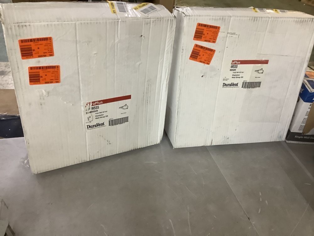 Lot of (2) DuraVent DuraPlus All-Fuel Chimney 6in. Diameter Wall Strap, 2 pack - Image 2 - Lot 445JF
