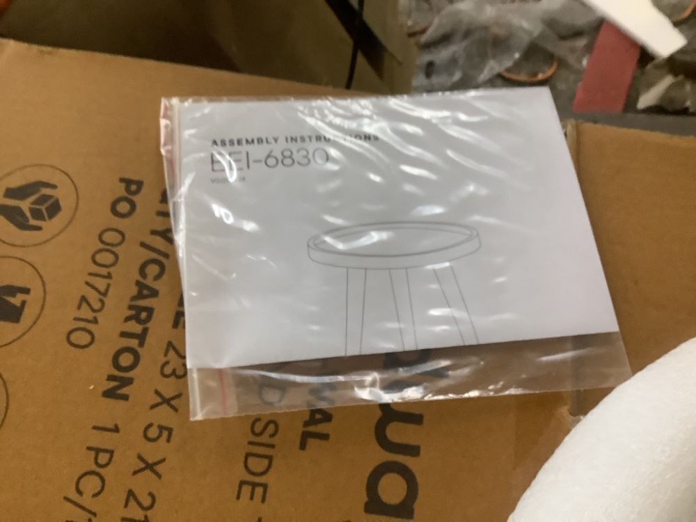 MODWAY Chiro Walnut Round Wood Side Table - Image 4 - Lot 535JF