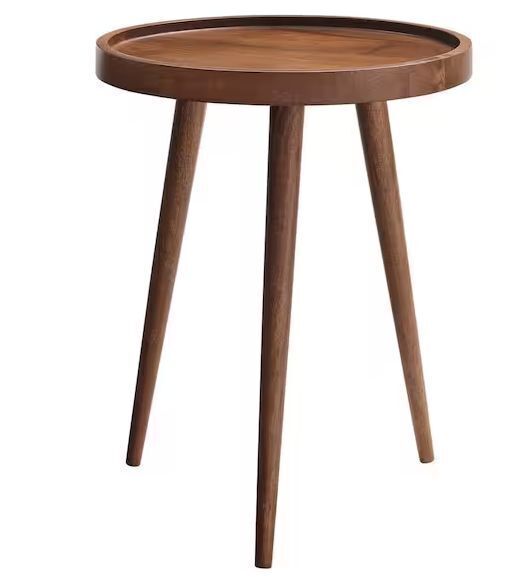 MODWAY Chiro Walnut Round Wood Side Table - Image 1 - Lot 536F