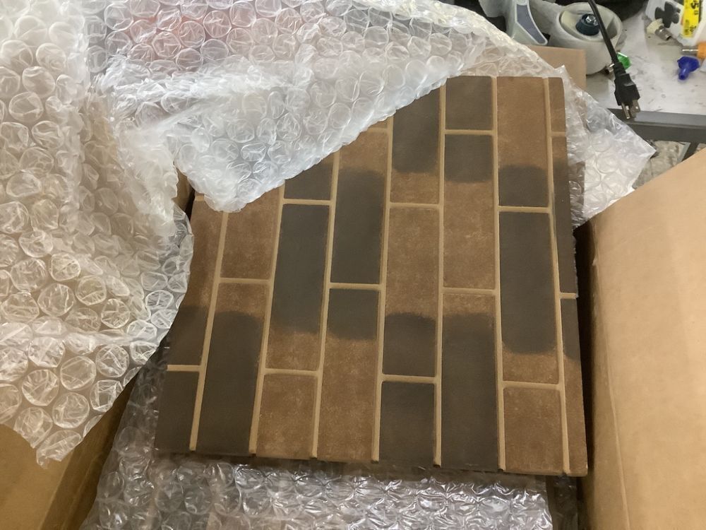 Pleasant Hearth Firebrick Panel Set for 42 in. Zero Clearance Ventless Dual Fuel Fireplace Insert - Image 3 - Lot 541JF