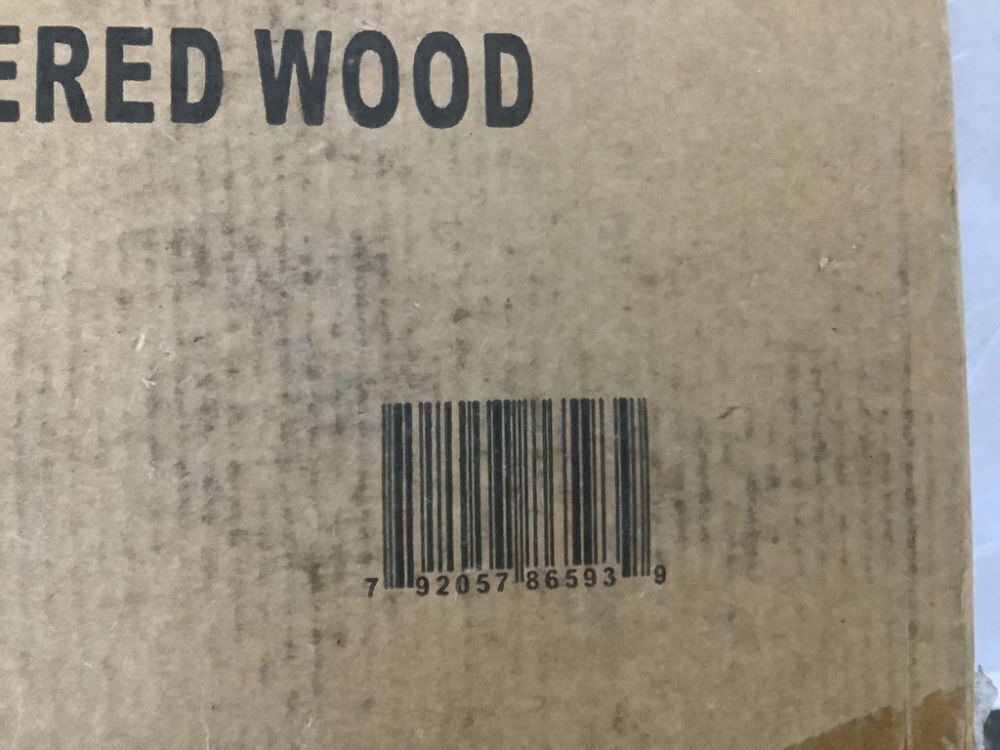 WESTIN OUTDOOR Mason 18 in. Weathered Wood Plastic Patio Adirondack Side Table - Image 4 - Lot 543JF