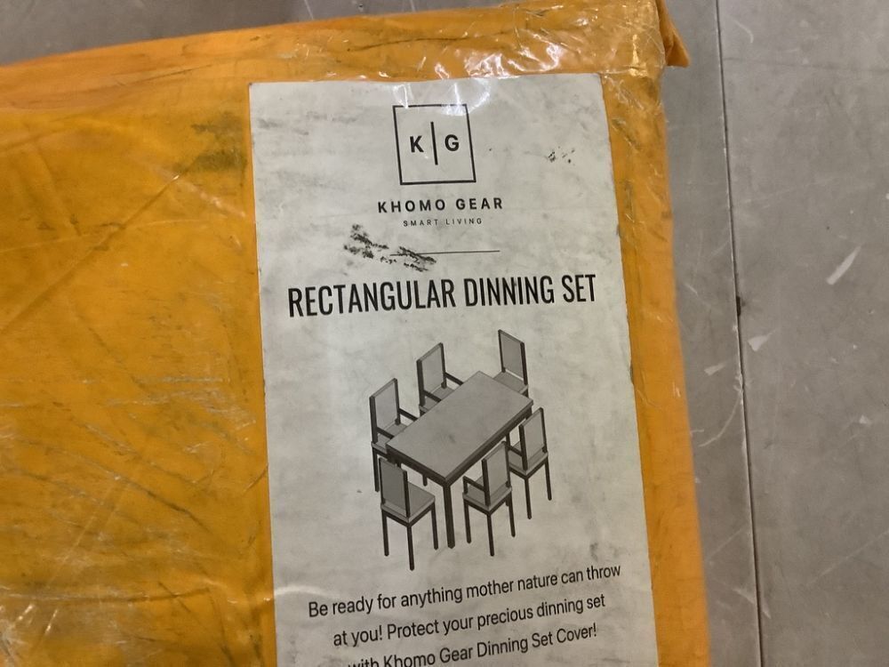 KHOMO GEAR Patio Table and Chair Set Cover - Image 5 - Lot 545JF