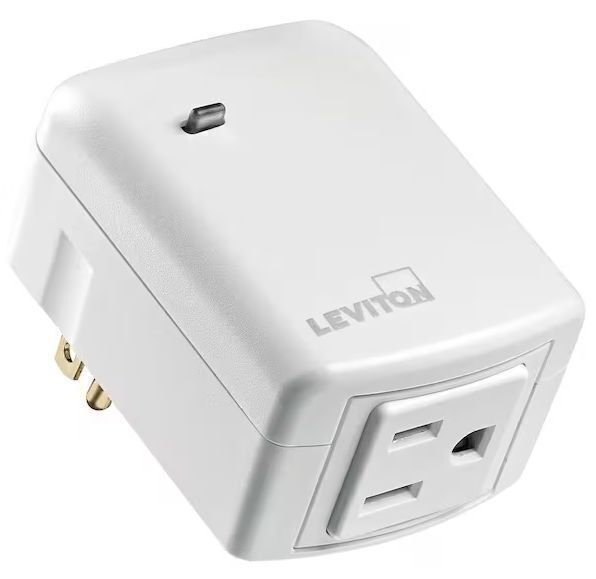 Lot of (2) Leviton Decora Smart Plug-In Outlet with Z-Wave Technology, White - Image 1 - Lot 546JF
