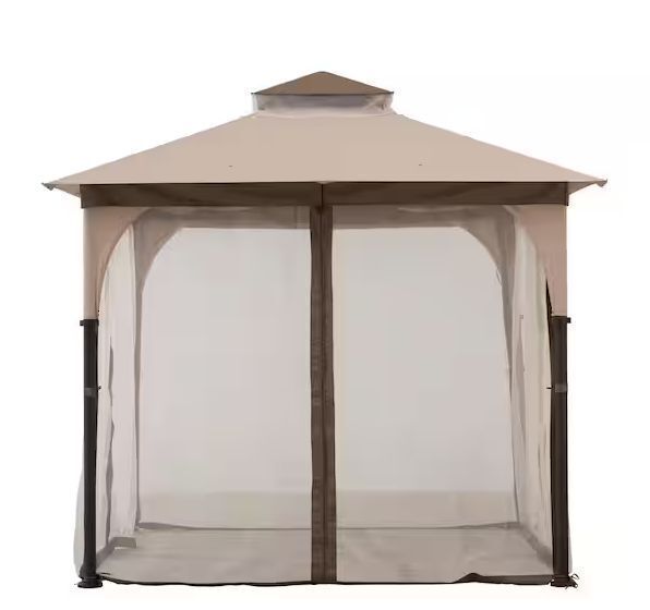 Sunjoy Netting for 9 ft. x 9/9.5 ft. x 9.5 ft. Column Gazebo - Image 1 - Lot 547JF