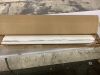 2.5" Cordless Faux Wood Blinds, White, 48.5" x 48" - Thumbnail 1