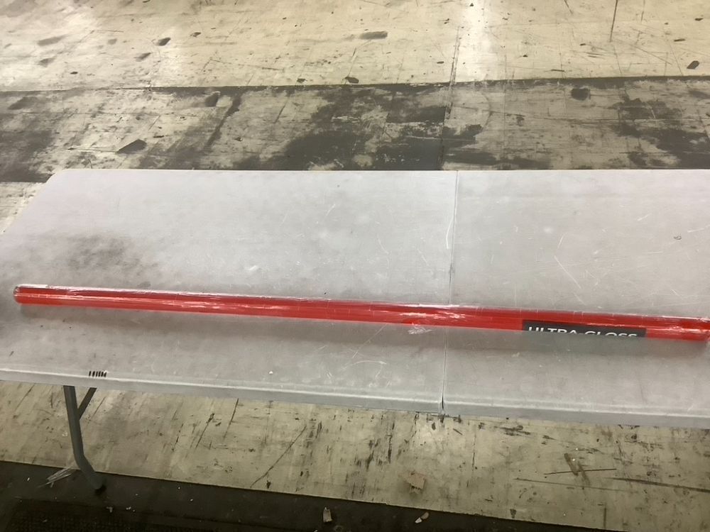 VViViD+ Ultra Gloss Racing Red Vinyl Car Wrap, Self Adhesive, 6' x 5' - Image 1 - Lot 556JF