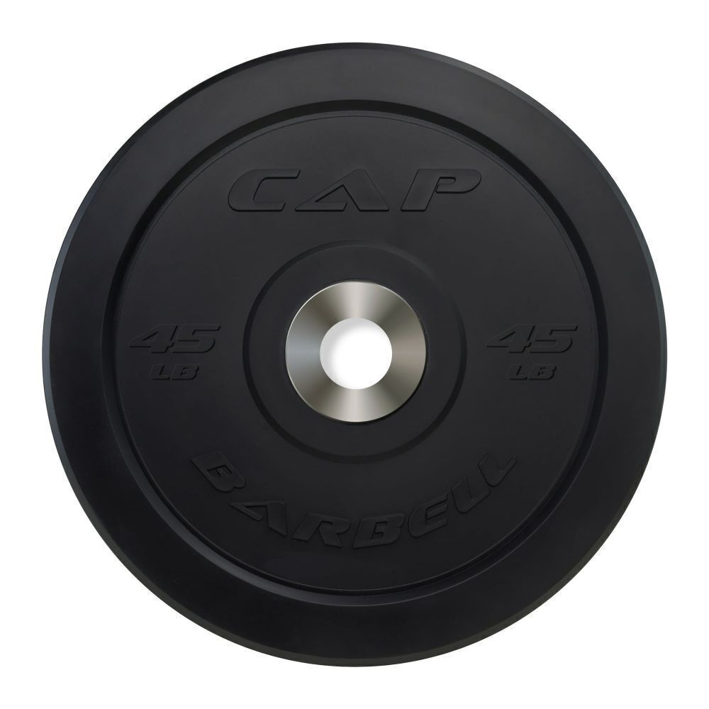 CAP Barbell 45 lb. Olympic Rubber Bumper Plate - Image 1 - Lot 557JF