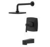 Glacier Bay Calandine Single-Handle 1-Spray Tub and Shower Faucet in Matte Black - Thumbnail 1