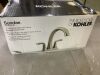 KOHLER Sundae 4 in. Centerset 2-Handles Bathroom Faucet in Vibrant Brushed Nickel - Thumbnail 5