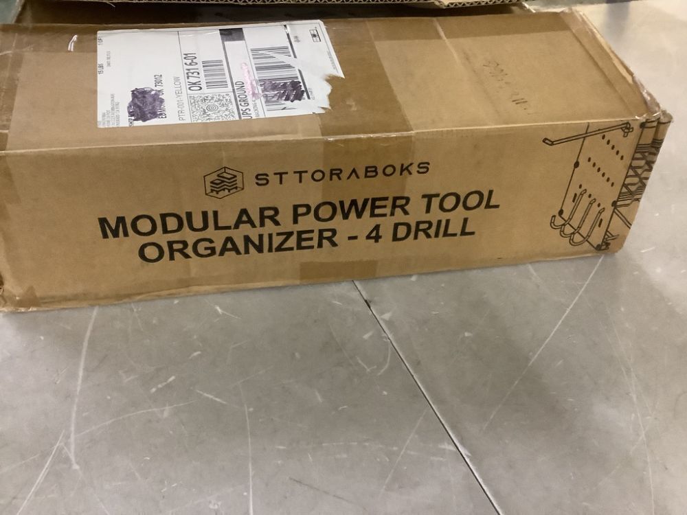 Sttoraboks 16.6 in. Modular Power Tool Organizer with Charging Station, 150 lbs. Capacity, Wall Mount - Image 6 - Lot 739JF