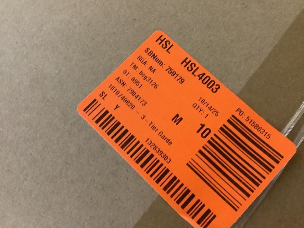 3-Tier Garden Tool Organizer Rack with Storage Hooks Up to 50 Tools - Image 3 - Lot 741JF