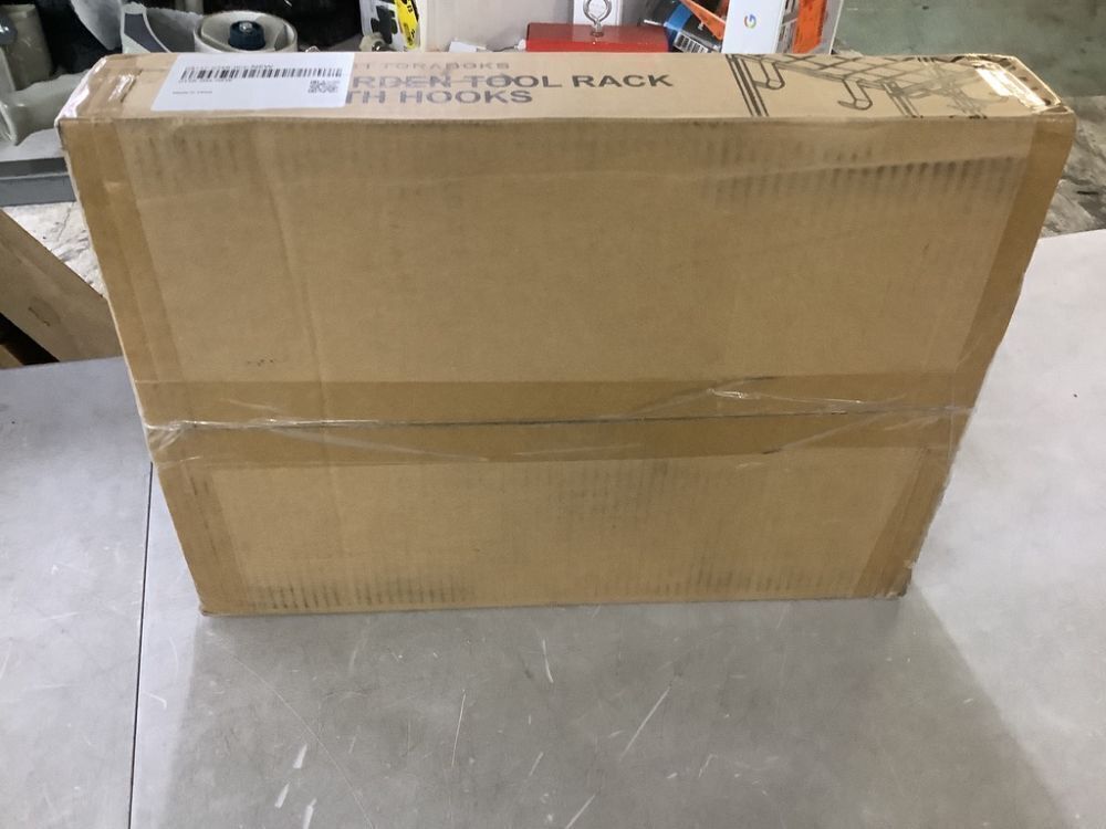 3-Tier Garden Tool Organizer Rack with Storage Hooks Up to 50 Tools - Image 4 - Lot 741JF