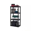 Plano 4-Tier Standard Duty Plastic Storage Shelving Unit 14.5" x 22" x 48.25" - Thumbnail 1