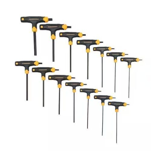 GEARWRENCH SAE & Metric T-Handle Hex Key Set (14-Piece) - Lot 749JF