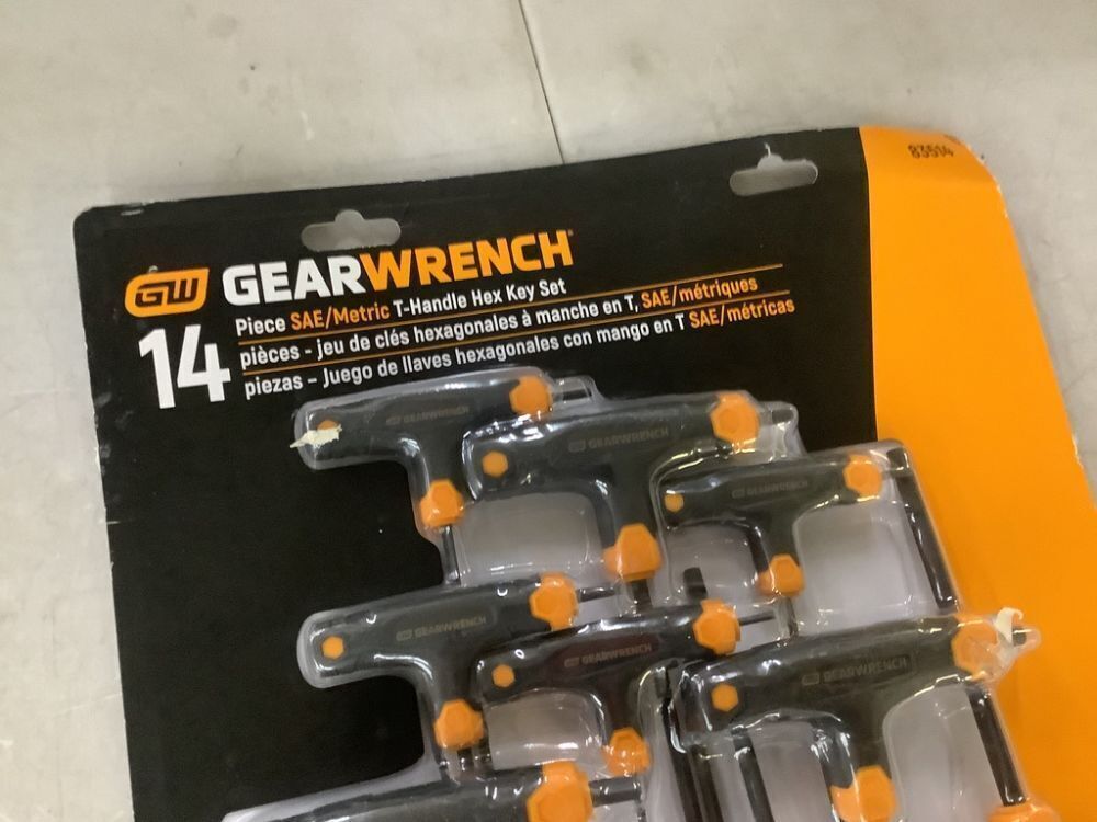 GEARWRENCH SAE & Metric T-Handle Hex Key Set (14-Piece) - Image 3 - Lot 749JF