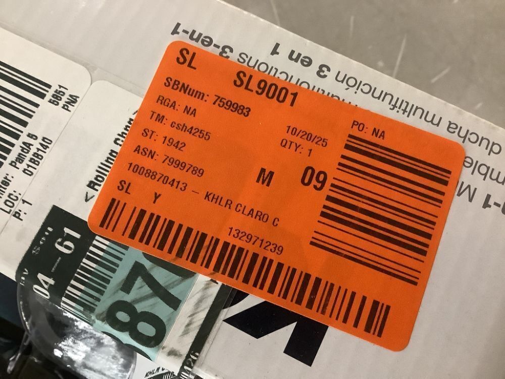 KOHLER Claro 3-Spray Dual Wall-Mount Fixed and Handheld Shower Head 1.75 GPM in Matte Black - Image 4 - Lot 750JF