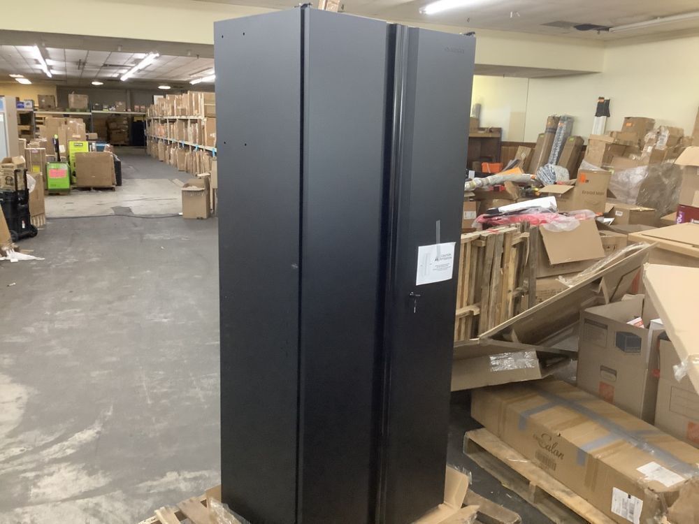 Husky 3-Piece Regular Duty Welded Steel Garage Storage System in Black - Dented - Image 2 - Lot 9JF