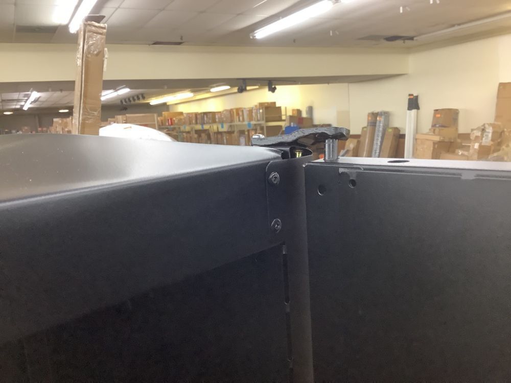 Husky 3-Piece Regular Duty Welded Steel Garage Storage System in Black - Dented - Image 6 - Lot 9JF