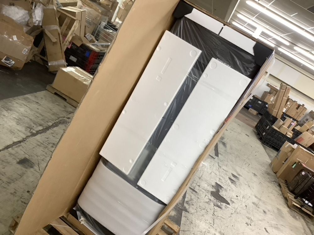 Premium LEVELLA 9.0 cu. ft. Commercial Upright Display Refrigerator Glass Door Beverage Cooler in Silver - Image 6 - Lot 11JF