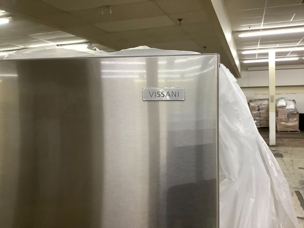 Vissani 18.7 cu. ft. Bottom Freezer Refrigerator in Stainless Steel - Image 6 - Lot 13JF