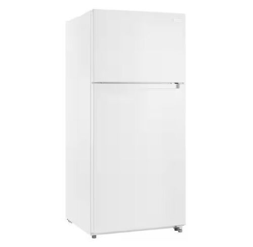 Vissani 18 cu. ft. Top Freezer Refrigerator DOE in White - Dented - Lot 14JF