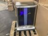 SOZT 23.4 in. Single Zone 180-Cans Beverage Cooler With 3 Removable Shelves, Built-in Blue Light, Stainless Steel - Thumbnail 2