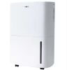 UHOME 120-Pint Dehumidifier for 6,000 sq. ft. White, with Large Bucket, Drain Hose, Auto Defrost - Thumbnail 1